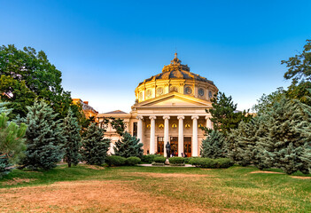 Romanian Atheneum in Bucharest, Romania