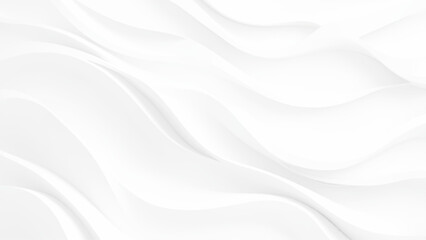 white wave curve lines banner background design. White wave modern abstract background. Luxury horizontal white background for business banner, poster, backdrop, voucher, invite. Vector illustration