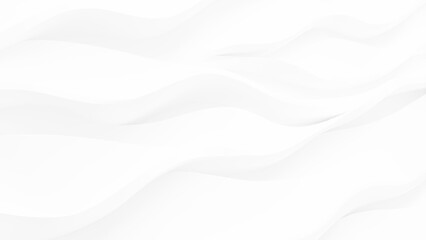 white wave curve lines banner background design. White wave modern abstract background. Luxury horizontal white background for business banner, poster, backdrop, voucher, invite. Vector illustration