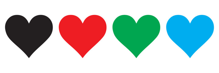 heart icon outline stroke vector eps