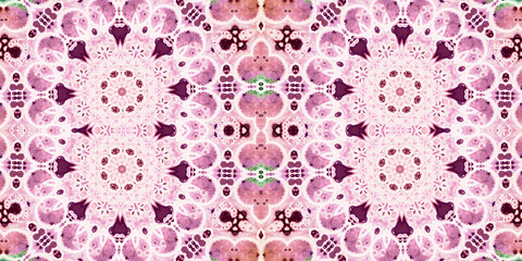 Seamless kaleidoscope pattern. The texture of the woven pattern. Endless pattern