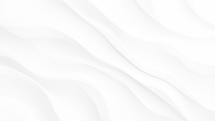 white wave curve lines banner background design. White wave modern abstract background. Luxury horizontal white background for business banner, poster, backdrop, voucher, invite. Vector illustration