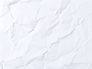 Obraz premium Crumpled paper texture white background