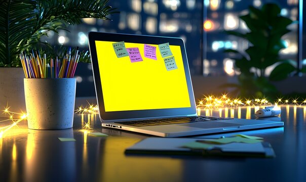 Virtual collaboration session, diverse team engaged in brainstorming, digital tools, creative workspace, vibrant ideas exchanged, technology enhancing teamwork