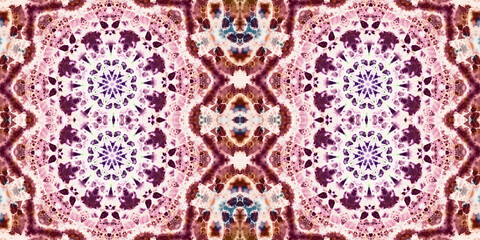 Seamless kaleidoscope pattern. The texture of the woven pattern. Endless pattern