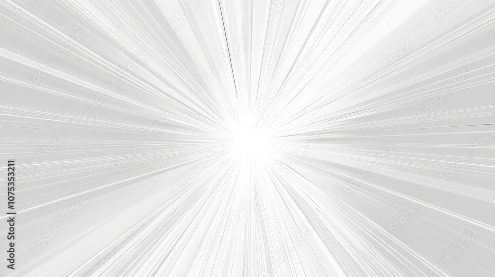 Aufkleber abstract background featuring a light burst with an explosion of rays presented as a line art illust