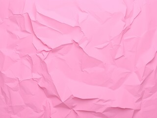 Fototapeta premium Crumpled paper texture pink background