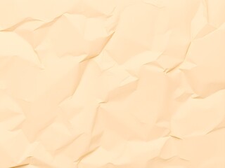 Obraz premium Crumpled paper texture orange background