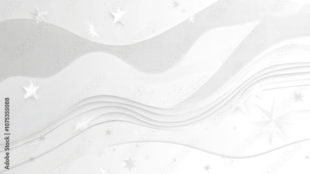 Poster line art illustration of a light halftone background suitable for web design features a white and gr
