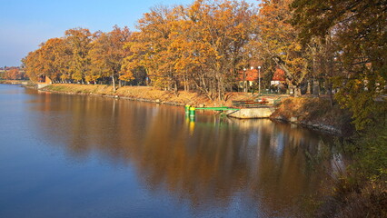 Resting place at the pond 
