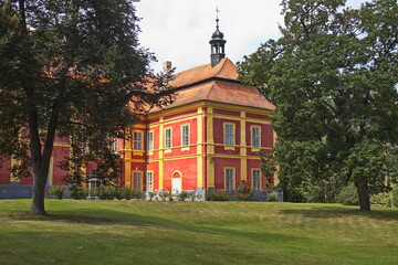 Castle in Cimelice, Pisek District, South Bohemian Region, Czech Republic, Europe
