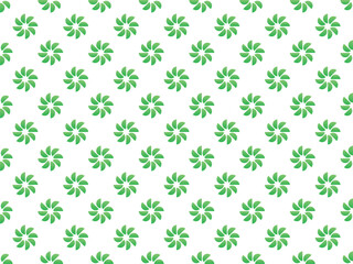 Blossom flower pattern in Gradient color style vector