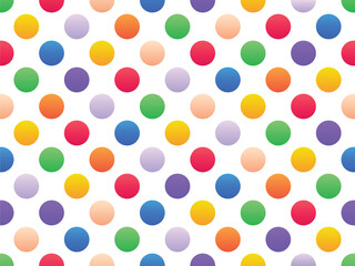 Circle dot pattern in Gradient color style vector