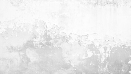 Grunge of old concrete wall for abstract background, Background texture. Crack on White Concrete Wall Texture Background. Surface of white cement wall texture background for design.