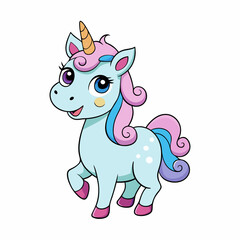 cute horse vector