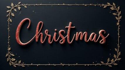 chalk board with christmas inscription