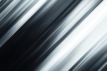 Fototapeta premium Abstract background with diagonal black and white lines.
