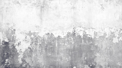 Grunge of old concrete wall for abstract background, Background texture. Crack on White Concrete Wall Texture Background. Surface of white cement wall texture background for design.