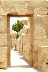 Karnak Temple in Luxor, Egypt. The Karnak Temple Complex, commonly known as Karnak, is an extensive combination of ruined temples, chapels, pylons and other buildings in Egypt, 2024