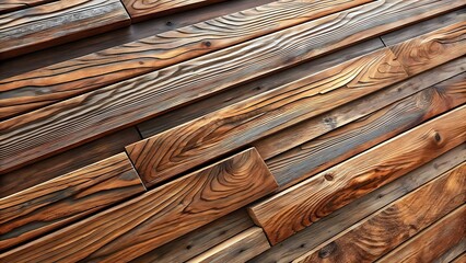 Fototapeta premium Natural Wood Textures Rich Grain Patterns Interior Design Aesthetic Warm Rustic Appeal