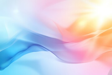 Fototapeta premium colorful abstract background with sun and waves