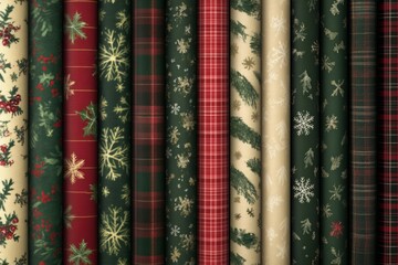 Christmas continuous regular patterns