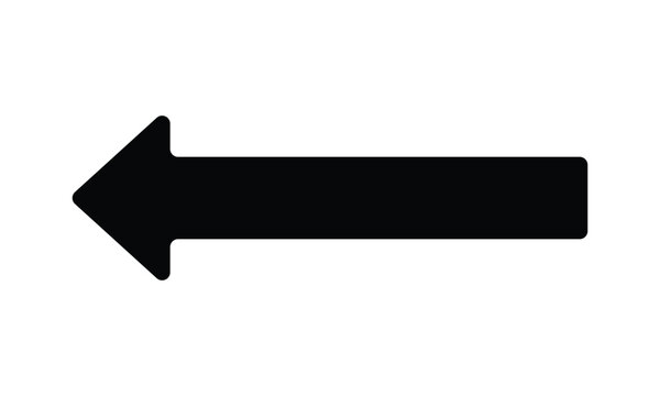 black arrow pointing to the left.
