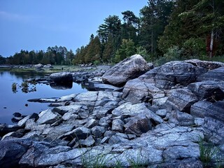 lake in the mountains