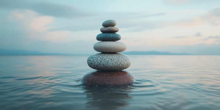 Visual concept representing alignment with values and goals for motivation, symbolic and thought-provoking.