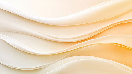 Beige-gelber Farbverlauf mit Wellenformen und feiner Struktur – Subtiler Hintergrund im Bannerformat in warmen Farben