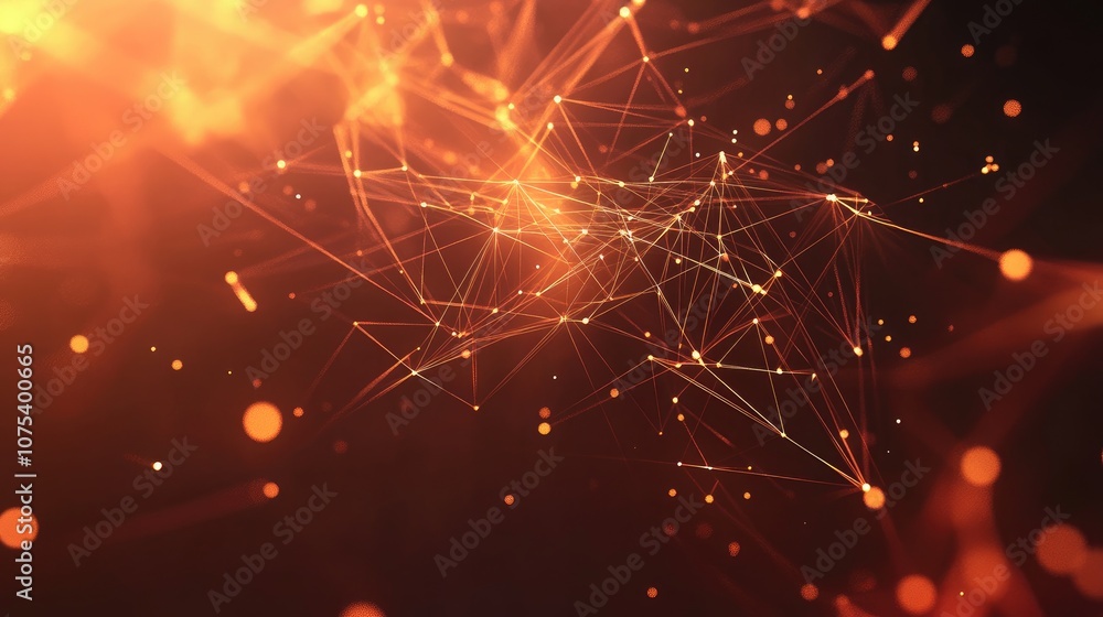 Aufkleber abstract digital background featuring intricate shapes and high detail elements with depth of field 