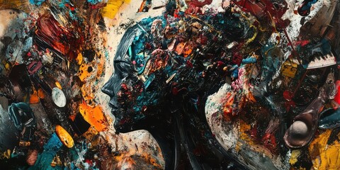 Food items representing the mind diet for brain health, focused on nutrients.