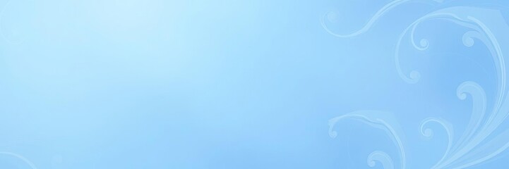 Soft blue background with white and light blue swirling patterns, abstract pattern, minimalist style, serene landscape