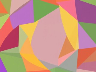 Obraz premium Geometric abstract shapes forming a mesmerizing vortex background, abstract art, modern aesthetic, colorful graphics