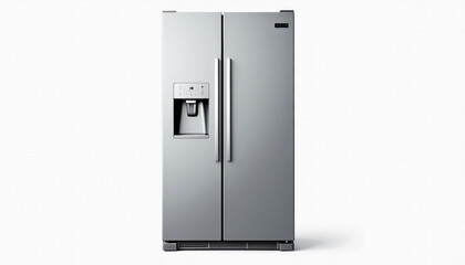 Sleek Modern Double Door Refrigerator