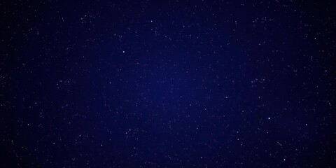 Obraz premium Cosmic night sky with glowing particles scattered across a dark blue background, stellar, galaxy
