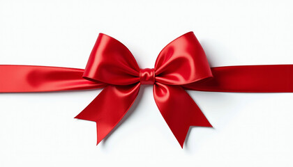 Stunning Red Ribbon Bow - Perfect Gift Wrapping