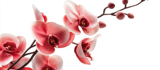 Artificial orchid plant enhancing modern home interior decor