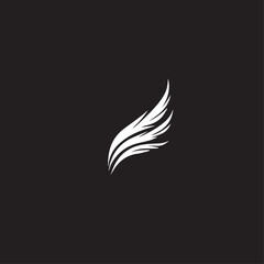 Fototapeta premium Quill In cartoon, hand-drawn flat style. image for social media, websites and UI. Isolated 2D vector design in logo, icon, sketch style, simple line vector, single color. AI Generative Art.
