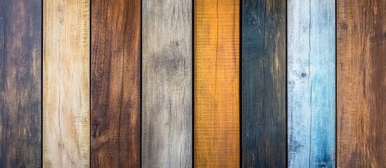 Aged wooden planks with rich texture and natural grains perfect for rustic design backgrounds