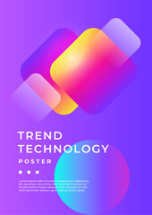 Abstract on Modern Geometric Cover Background