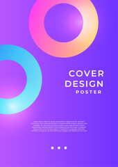 Abstract on Modern Geometric Cover Background