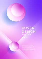 Abstract Poster Design with Vibrant Geometric Patterns. Ideal for creative projects, graphic design, and trendy backgrounds. The colorful gradient creates a dynamic and stylish visual appeal