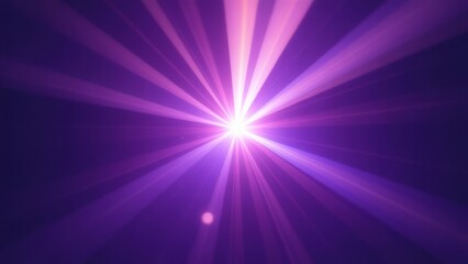 Obraz premium Vibrant purple and pink light burst with radiant lens flare