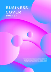 Abstract Minimal Background with Vibrant Color Gradient