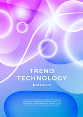 Abstract Minimalist Background with Gradient Geometric Shapes. Ideal for presentations, posters, and digital designs, offering a modern and elegant aesthetic