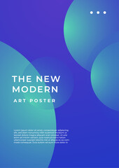 Abstract Poster Design with Vibrant Geometric Patterns. Ideal for creative projects, graphic design, and trendy backgrounds. The colorful gradient creates a dynamic and stylish visual appeal