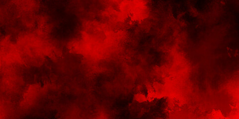 Black and red background with watercolor paint and grunge clouds, mysterious flowing digital particles of red clouds grunge, Textured dark red gradient background with Antique red stains and clouds.