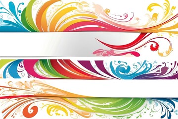 Obraz premium Background decorated with bright color flows, perfect for creative and artistic projects 