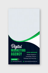 Fototapeta premium Innovative Digital Agency Instagram Post Story